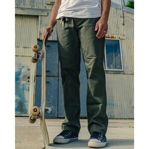 Rustic Dime Workwear Olive Green Workwear Chino Pants 38 NEW Cotton Straight Leg
